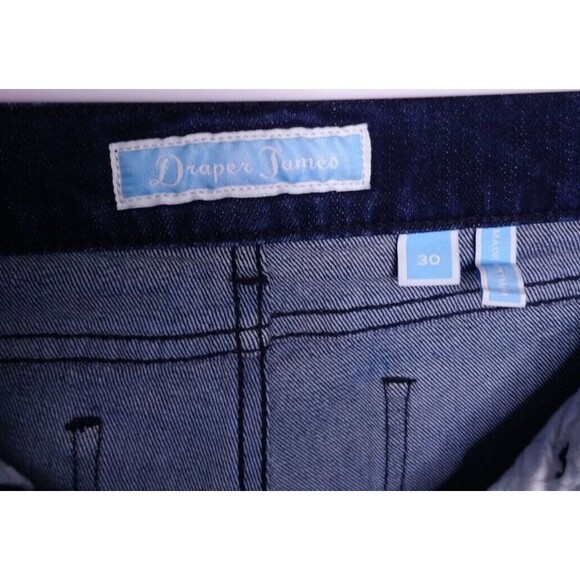 Draper James High Waist Boot Cut Jeans Size 30 Dark Wash - Picture 2 of 3